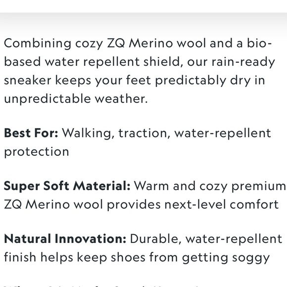 🔥ALLBIRDS🔥WOMENS WOOL RUNNER MIZZLES NATURAL GRAY CREAM SOLE SHOES 6 & 10 NEW - Picture 8 of 10